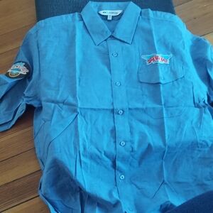 Levi's Men's Blue Casual Button Down Shirt